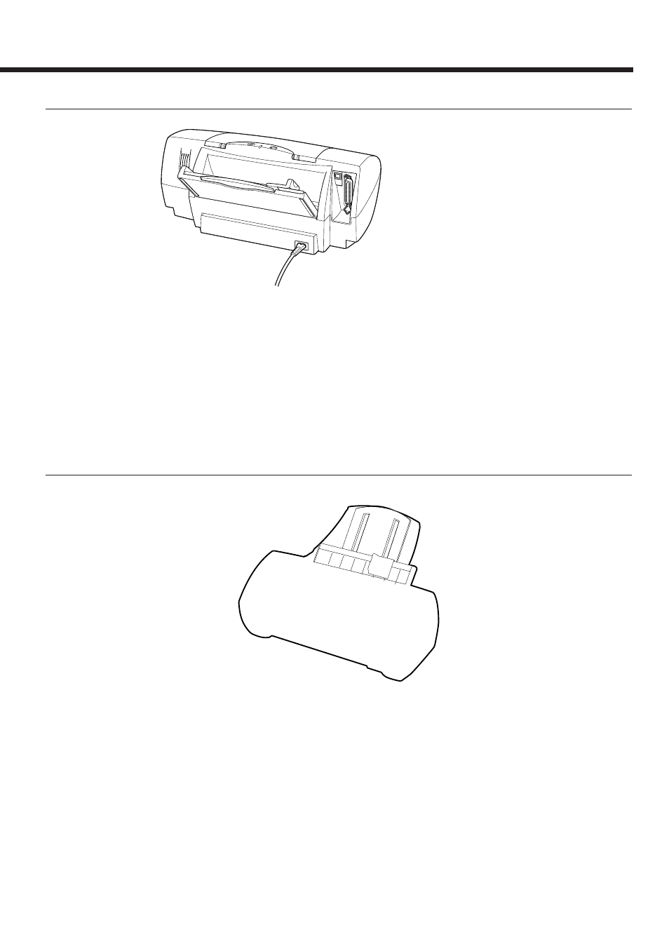 Rear view, Inside the printer, Parts and functions of the printer | Canon BJC-3000 User Manual | Page 11 / 80