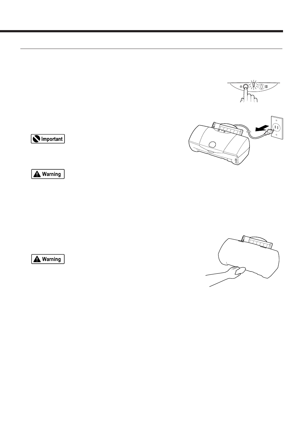 Cleaning the printer | Canon BJC-3000 User Manual | Page 61 / 80