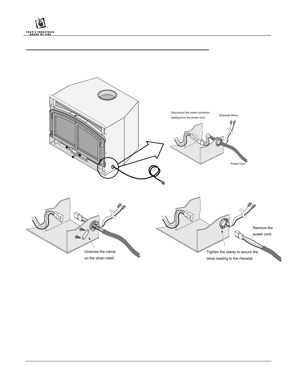 High-temperature wood insert wiring kit | Avalon Firestyles High-Temperature Wood Insert Wiring Kit User Manual | Page 4 / 6