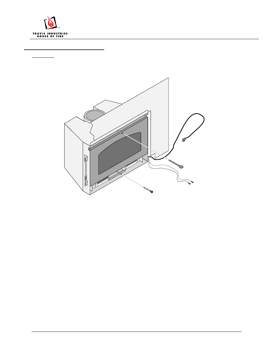 Small flush wood face installation instructions | Avalon Firestyles Small Flush Wood Face User Manual | Page 2 / 4