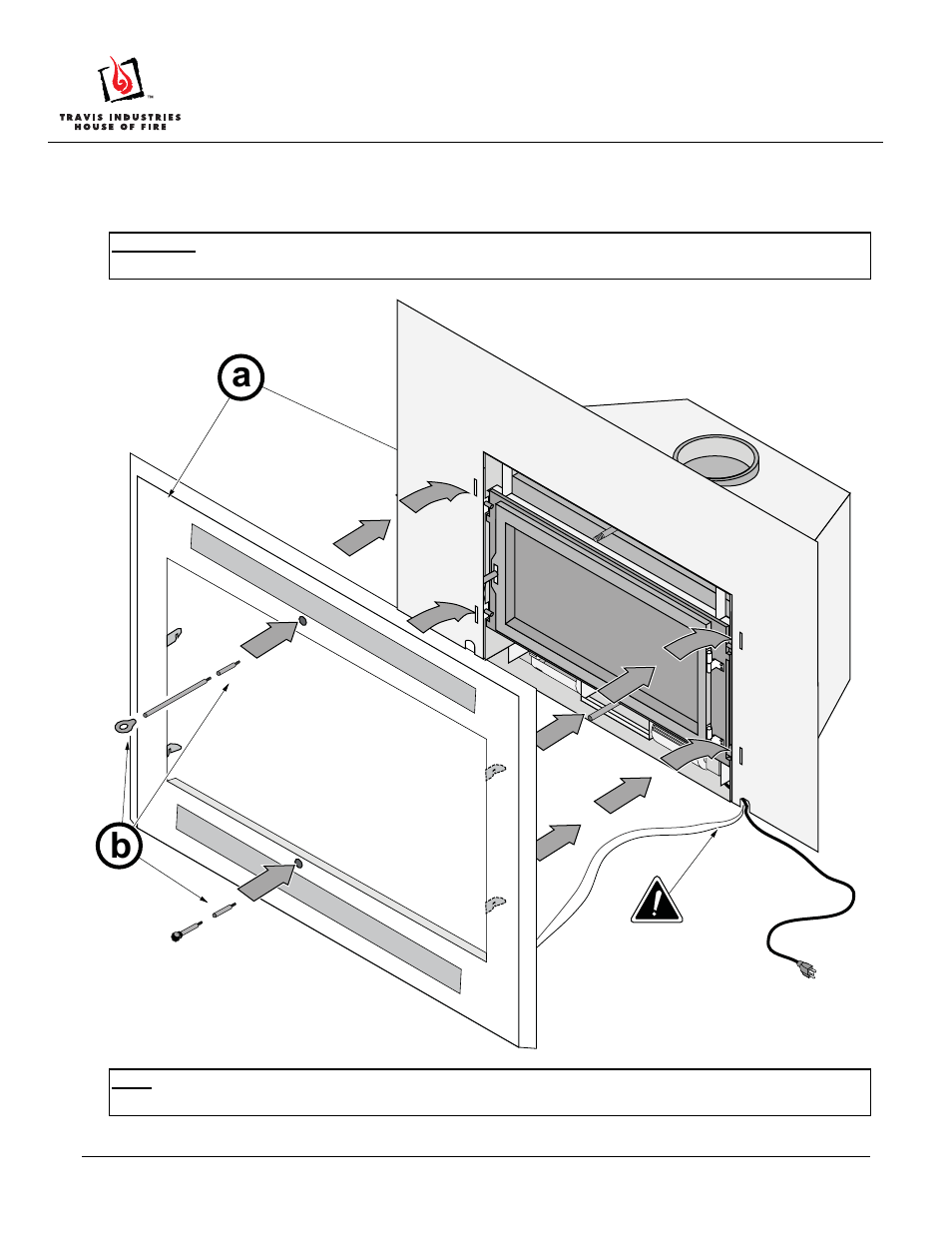 Flush wood plus face installation | Avalon Firestyles Flush Wood Plus Face User Manual | Page 2 / 2