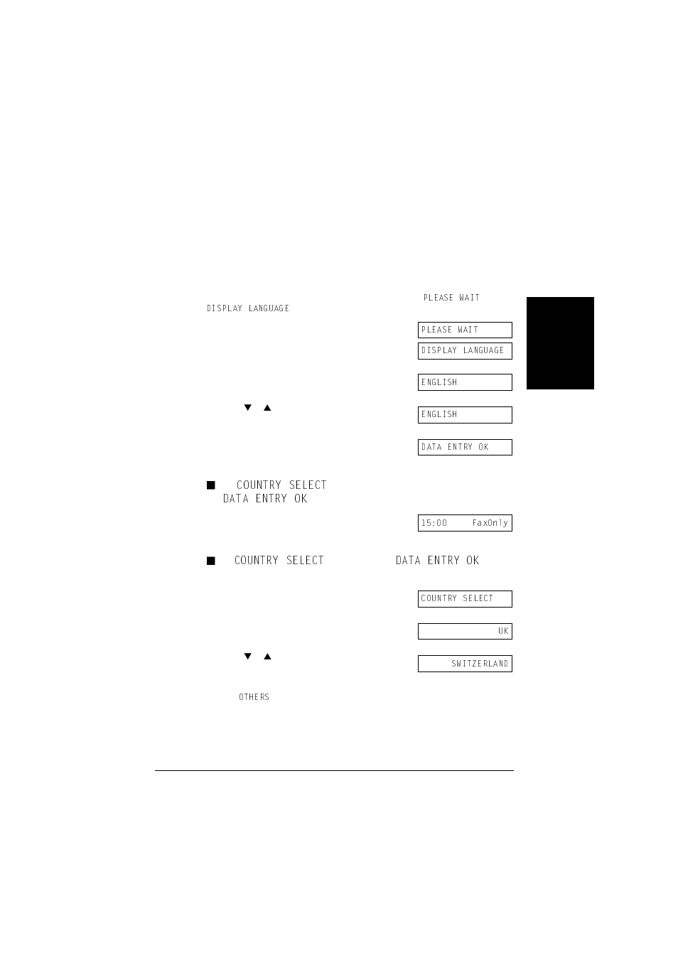 Setting the language and country | Canon L240 User Manual | Page 23 / 212