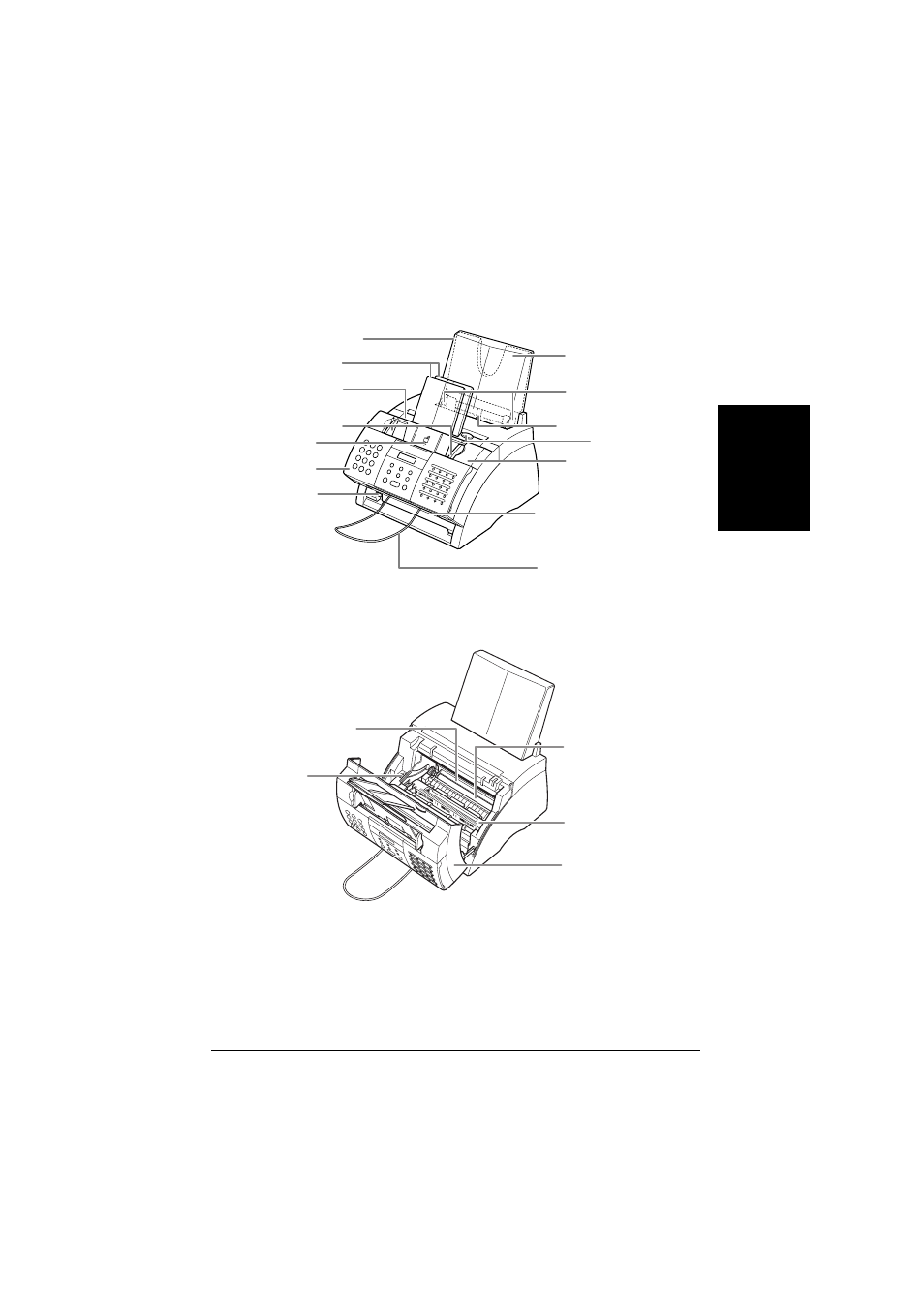 Main components of the fax | Canon L240 User Manual | Page 25 / 212