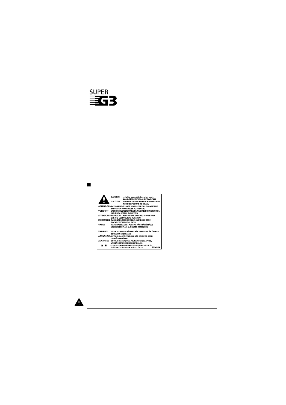 Laser safety information | Canon L240 User Manual | Page 3 / 212