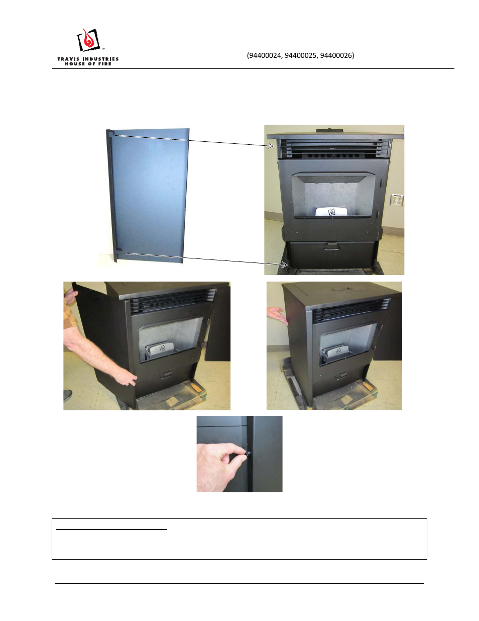 Agp stove side panels | Avalon Firestyles AGP Stove Side Panels User Manual | Page 2 / 2