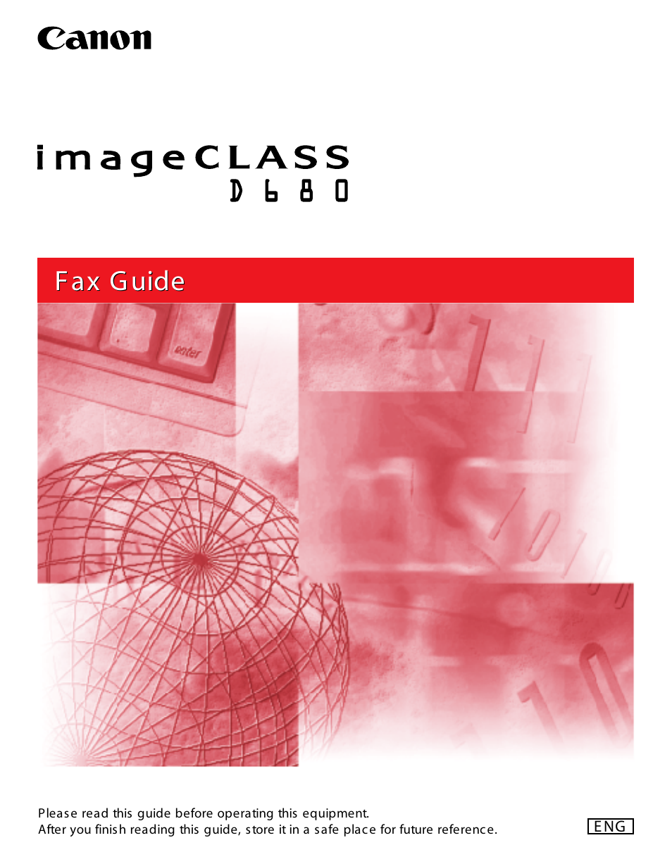 Canon ImageCLASS D680 User Manual | 94 pages