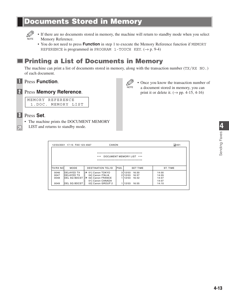 Press function, Press set | Canon ImageCLASS D680 User Manual | Page 50 / 94