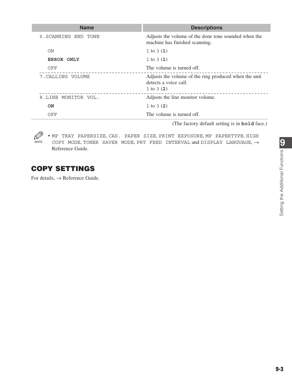 Copy settings | Canon ImageCLASS D680 User Manual | Page 78 / 94