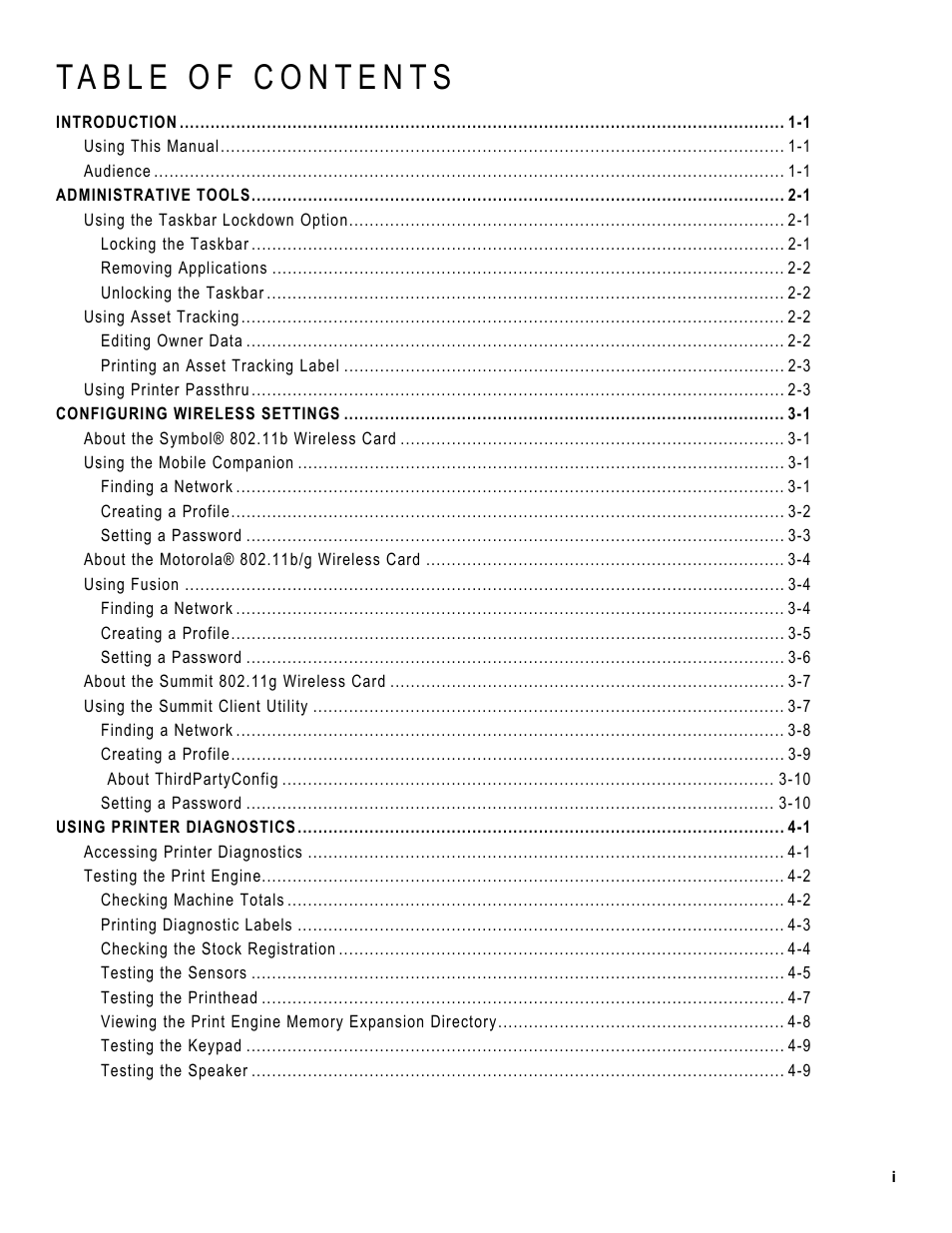 Avery Dennison Platinum 6039 System Administrator Guide User Manual | Page 3 / 48