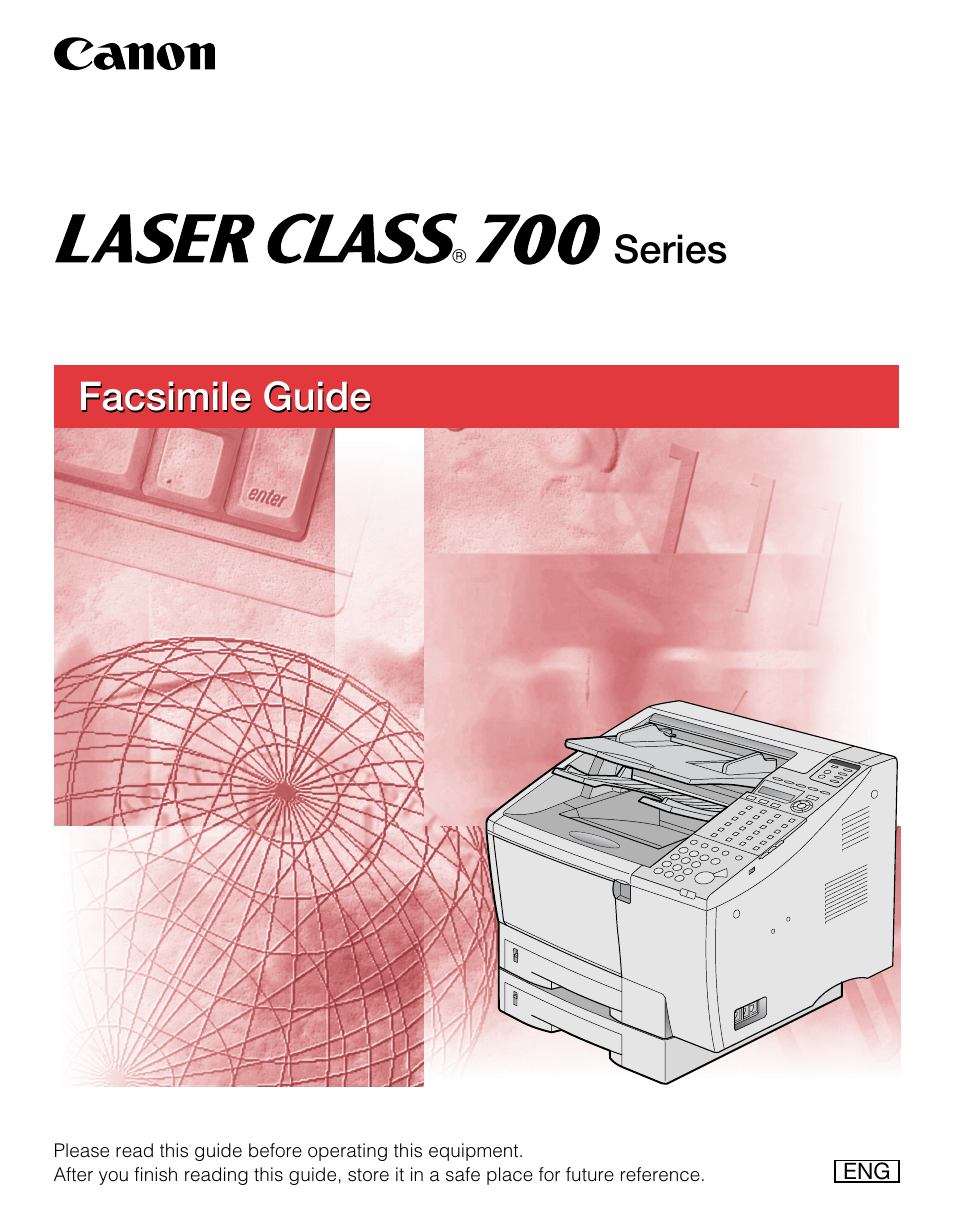 Canon 700 Series User Manual | 365 pages