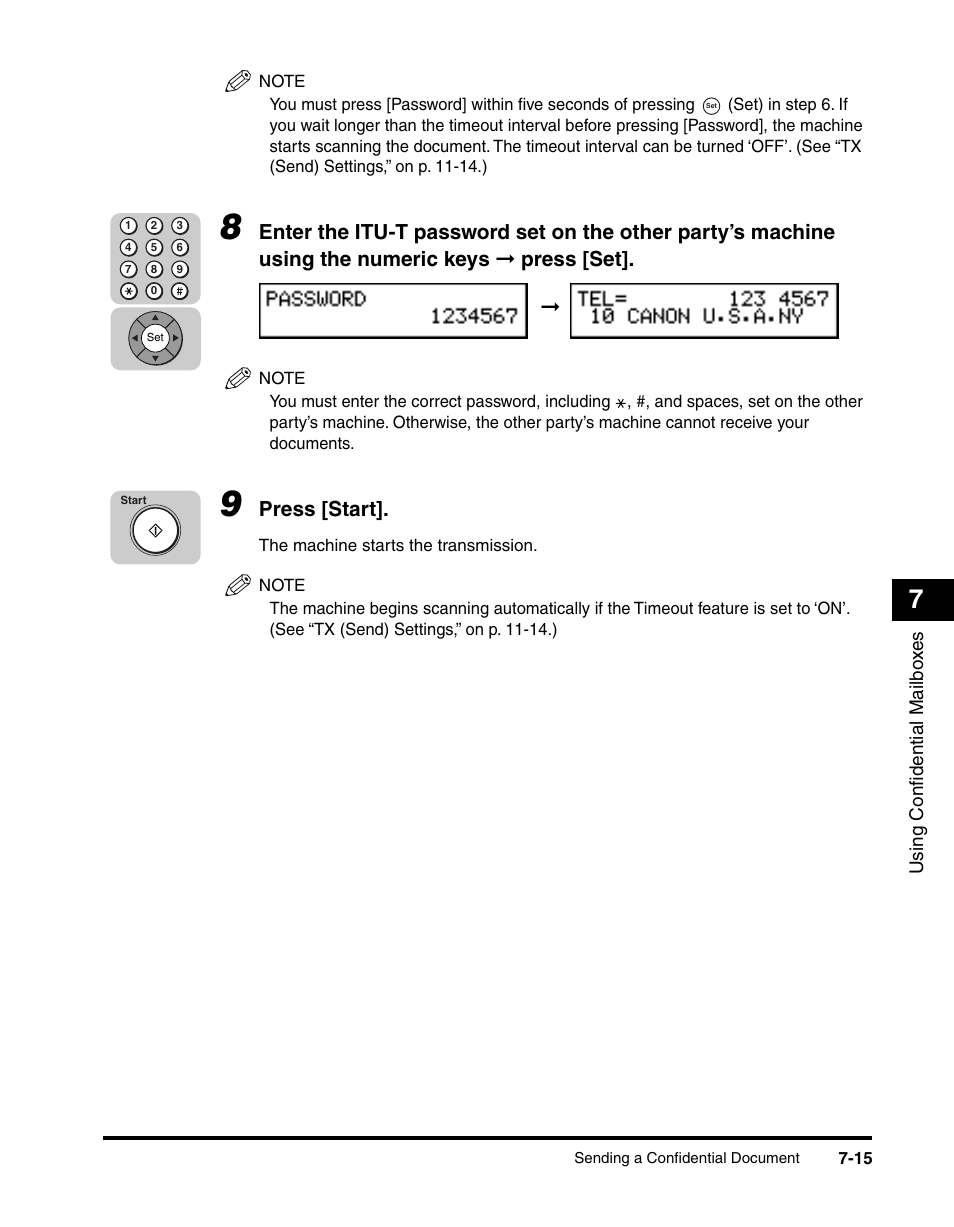 Press [start | Canon 700 Series User Manual | Page 182 / 365