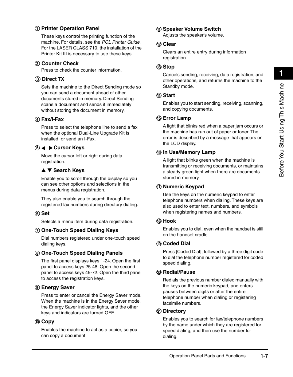 Canon 700 Series User Manual | Page 28 / 365