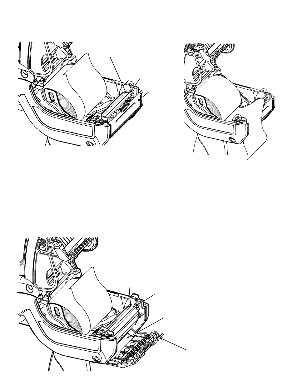 Loading for non-peel mode -3, Loading for peel mode -3 | Avery Dennison Pathfinder 6057 Operator Handbook User Manual | Page 13 / 36