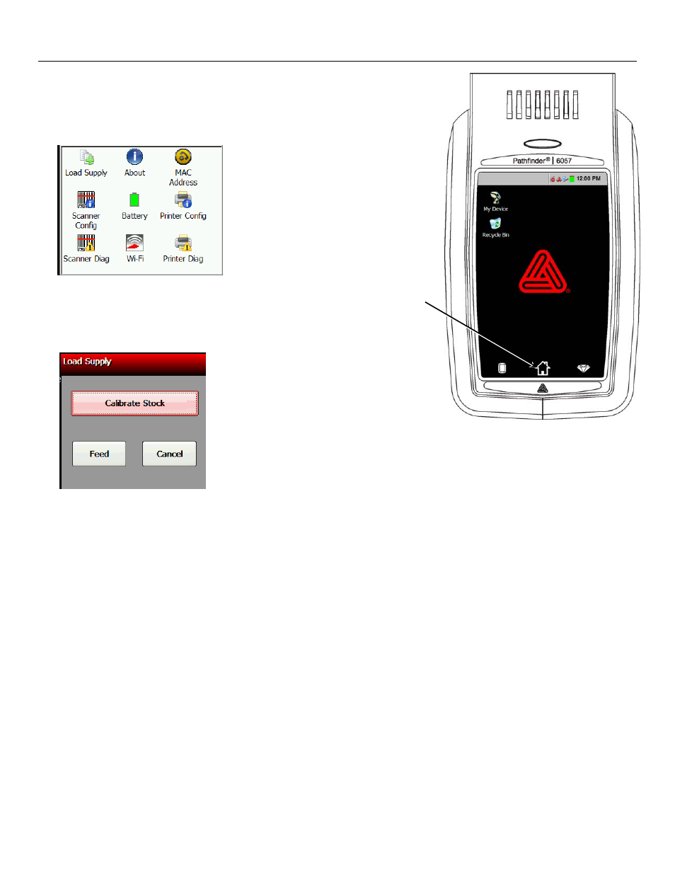 Calibrating the supply -5 | Avery Dennison Pathfinder 6057 Operator Handbook User Manual | Page 15 / 36