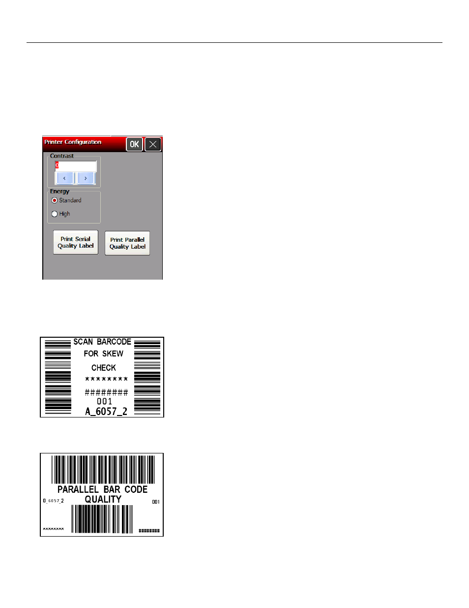 Adjusting the print contrast -2 | Avery Dennison Pathfinder 6057 Operator Handbook User Manual | Page 22 / 36