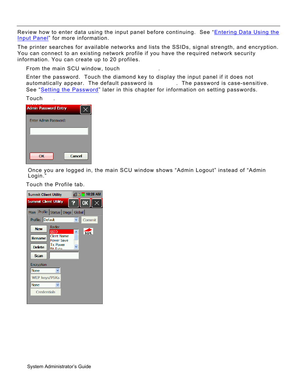 Finding a network, Finding a network -2 | Avery Dennison Pathfinder 6057 System Administrator Guide User Manual | Page 24 / 60