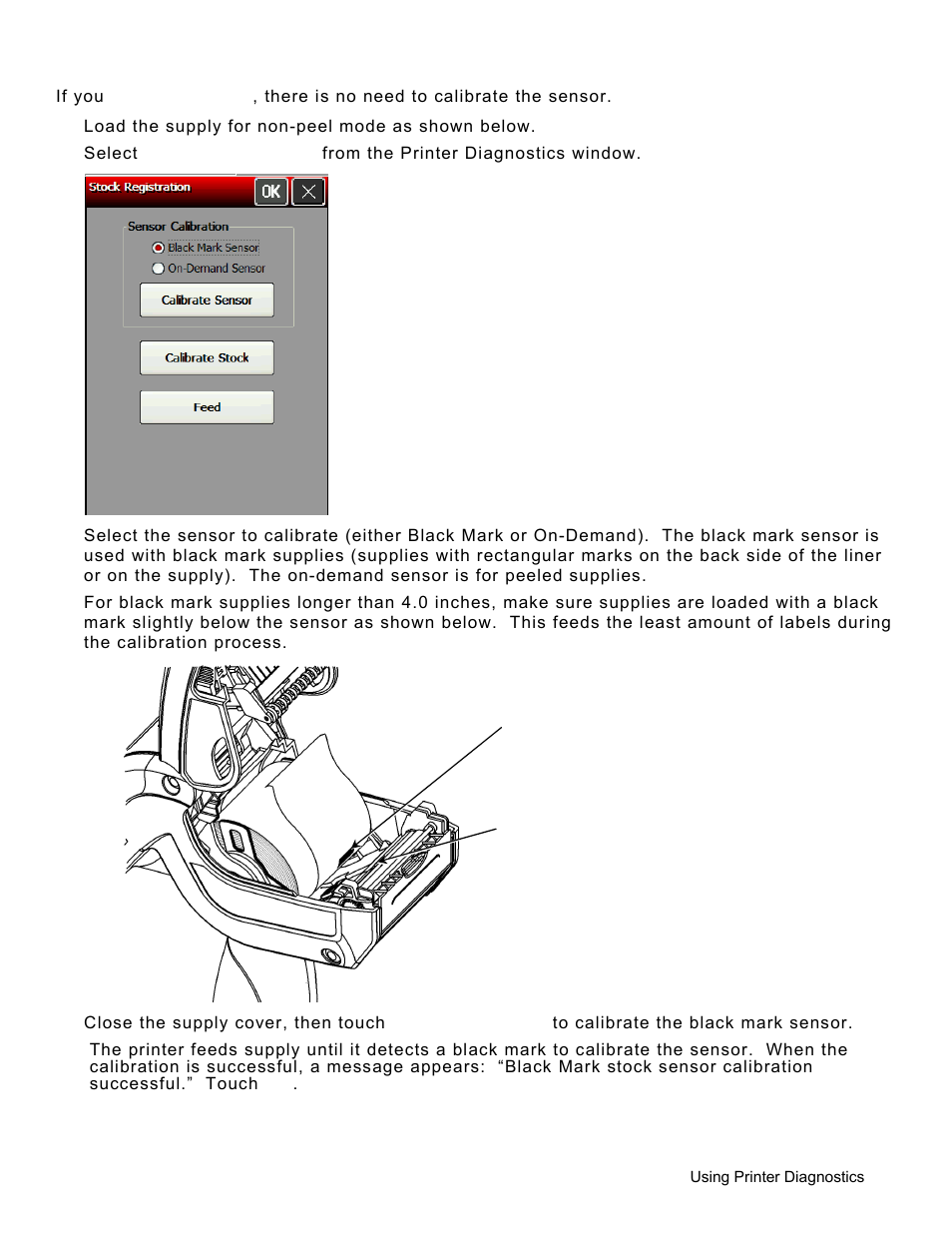 Checking the stock registration, Checking the stock registration -5 | Avery Dennison Pathfinder 6057 System Administrator Guide User Manual | Page 39 / 60