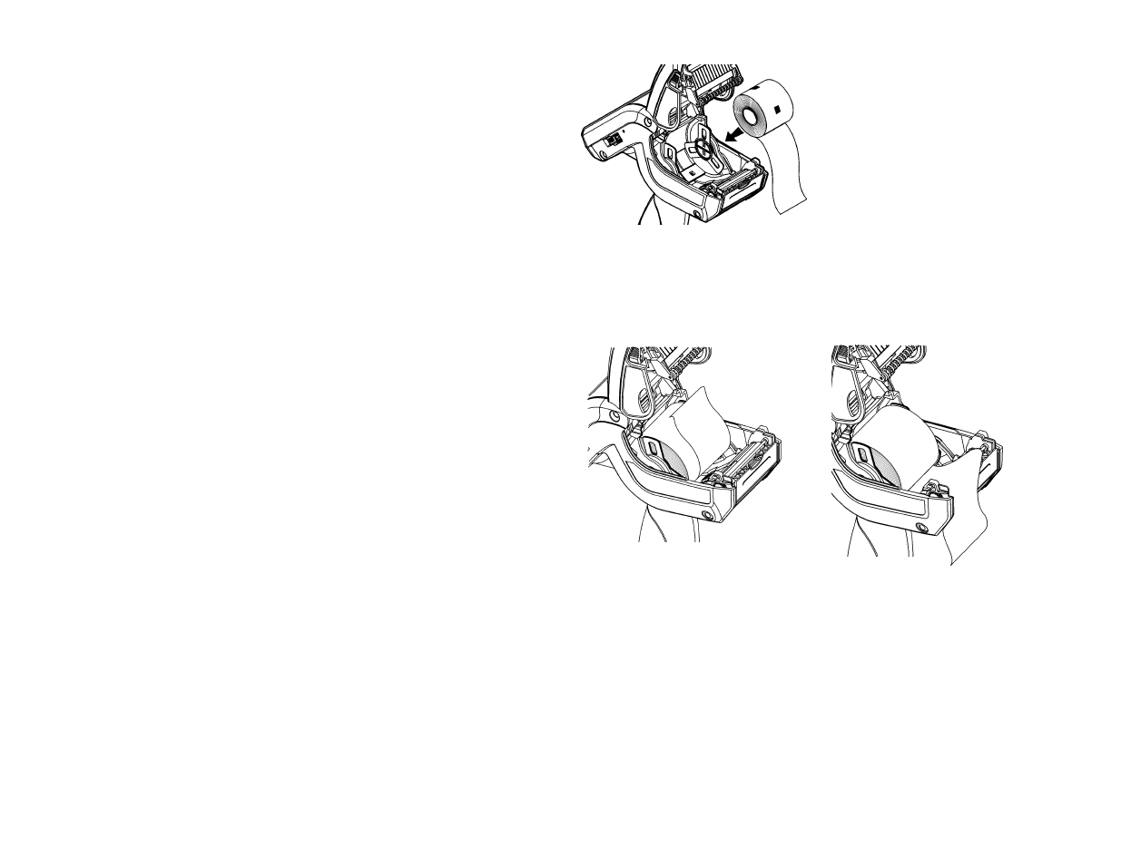 Carga en el modo no desprendible | Avery Dennison Pathfinder 6057 Quick Reference User Manual | Page 33 / 40