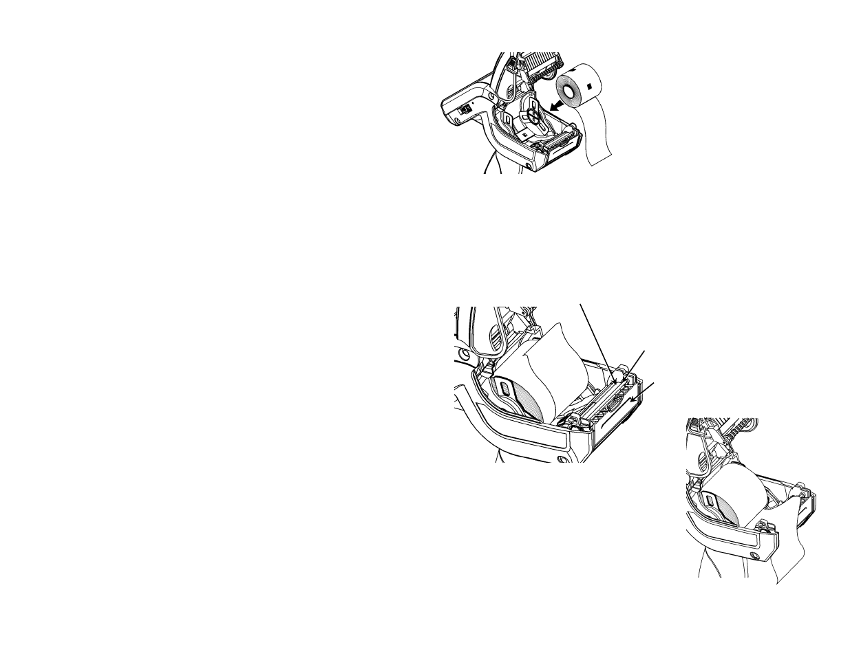 Loading for non-peel mode | Avery Dennison Pathfinder 6057 Quick Reference User Manual | Page 4 / 40