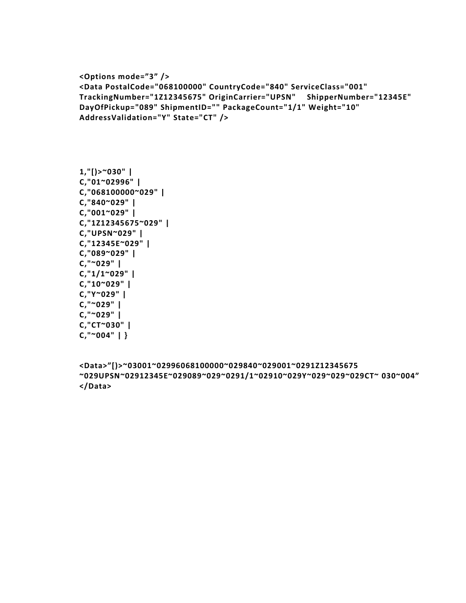 Avery Dennison Pathfinder 6057 LNT Programmer Manual using XML User Manual | Page 50 / 80