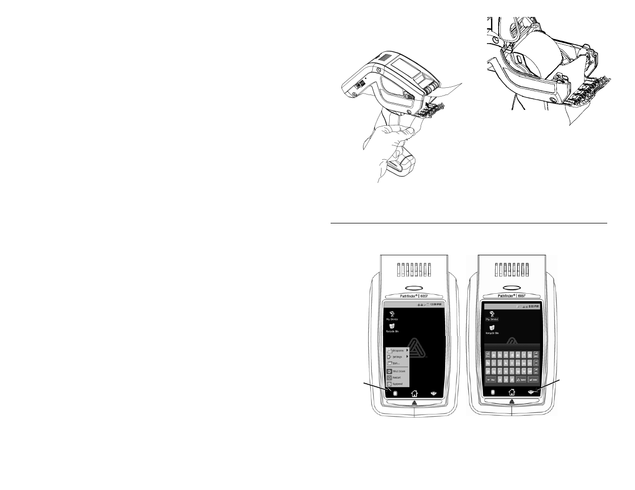 Gebruik van het invoerpaneel | Avery Dennison Pathfinder 6057 Quick Reference User Manual | Page 23 / 115