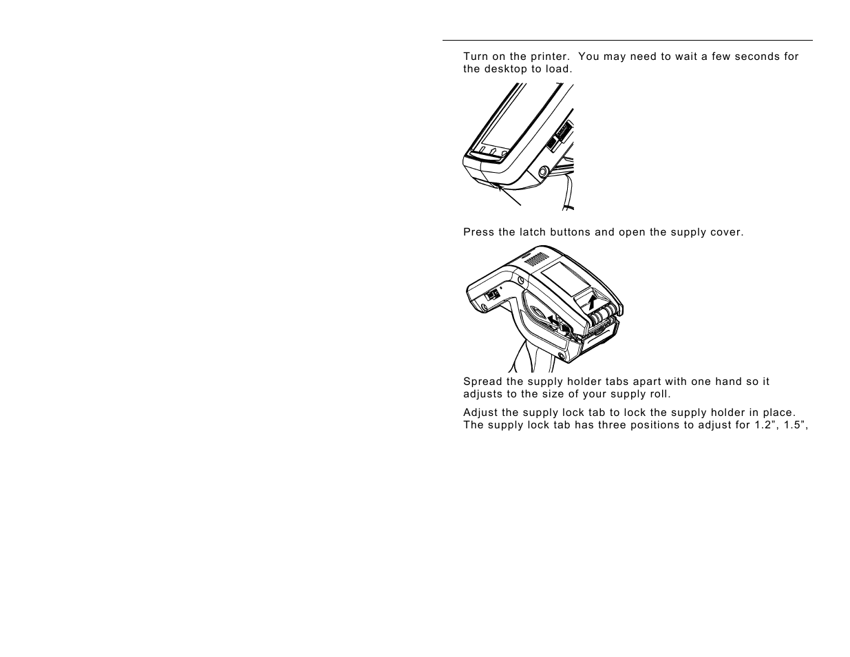 Loading supplies | Avery Dennison Pathfinder 6057 Quick Reference User Manual | Page 3 / 115