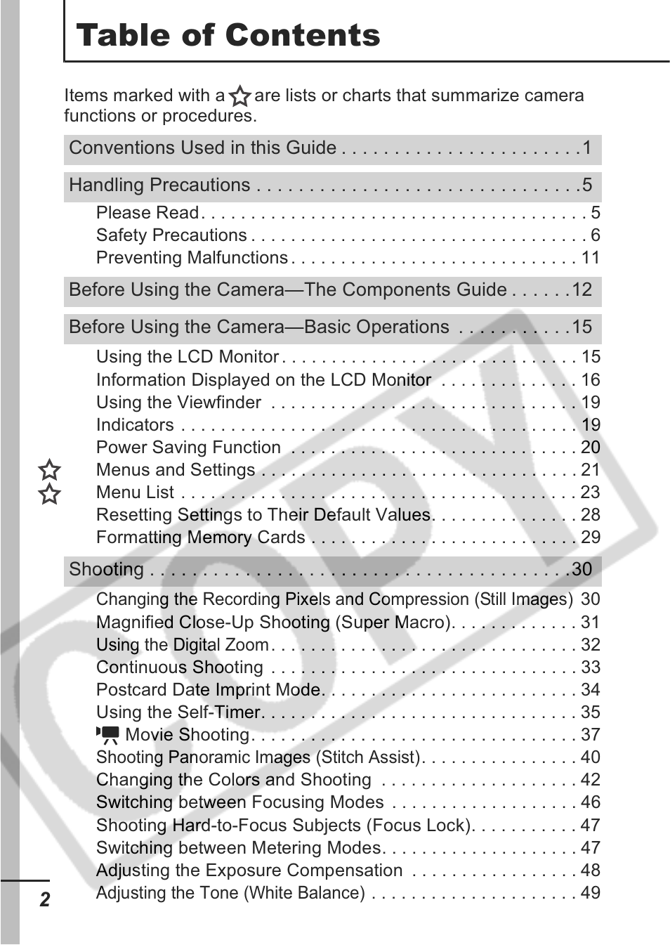 Canon A430 User Manual | Page 4 / 115