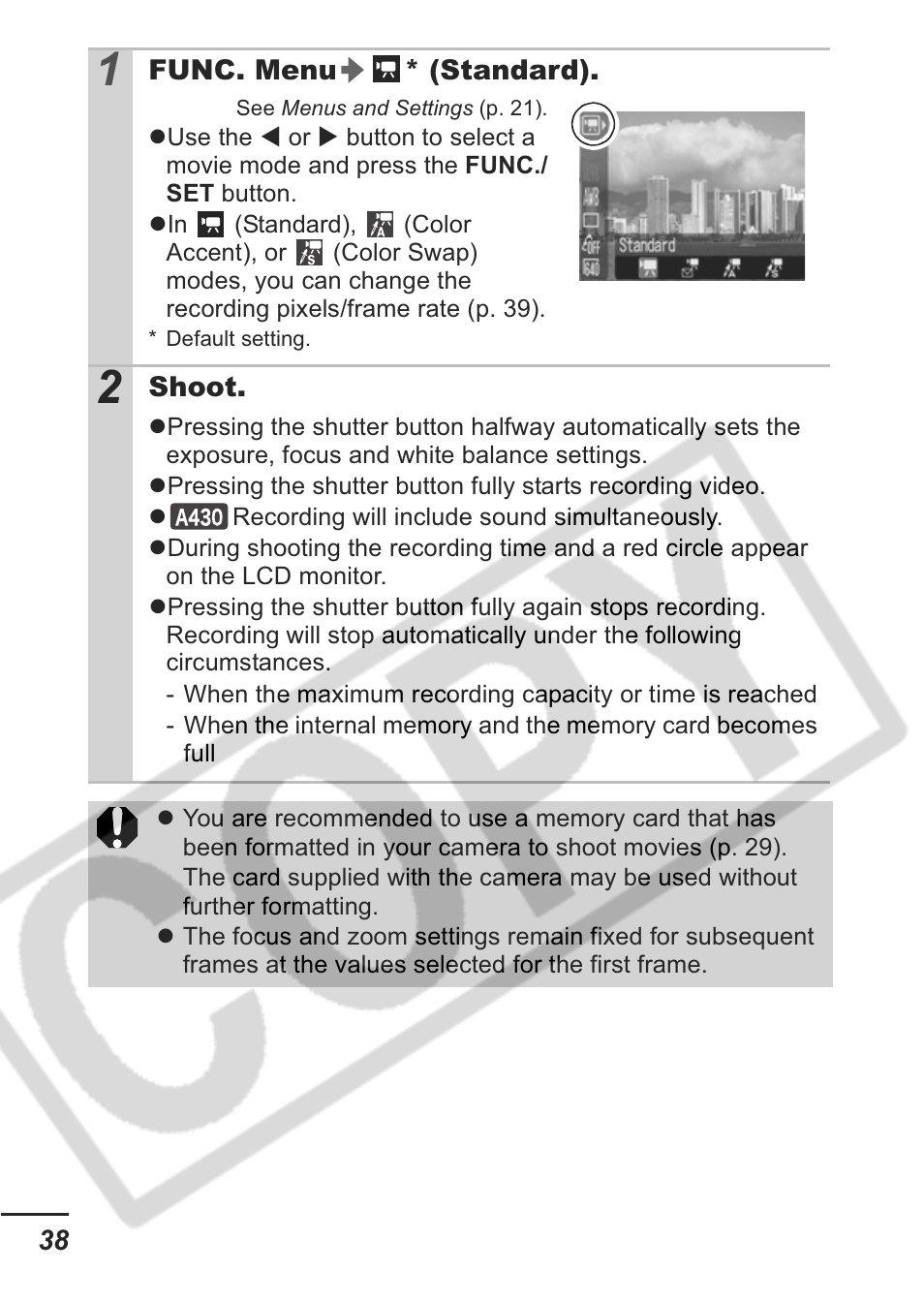 Canon A430 User Manual | Page 40 / 115