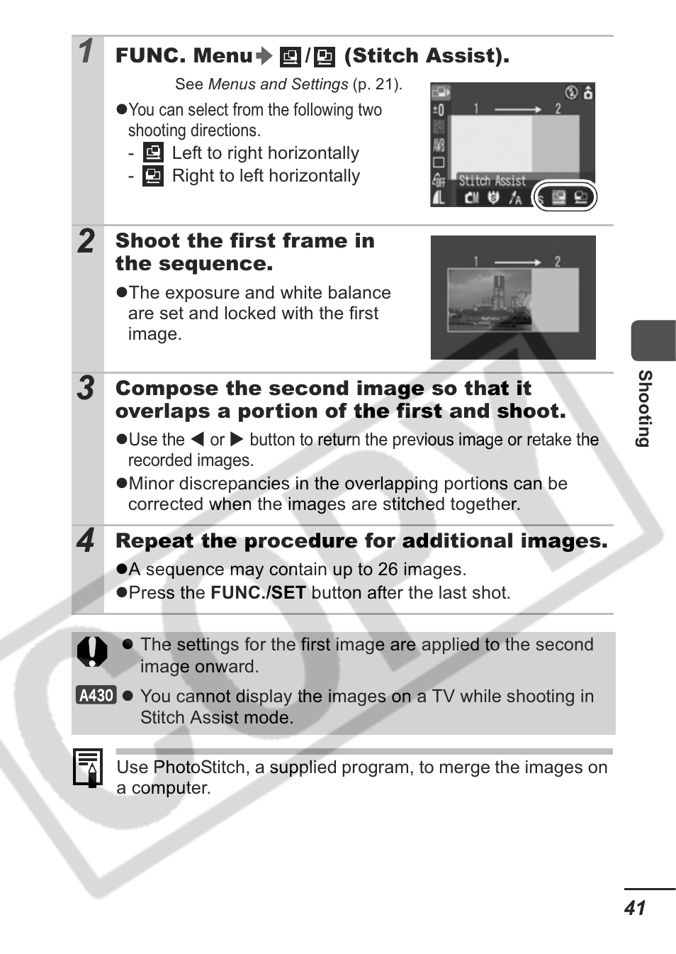 Canon A430 User Manual | Page 43 / 115