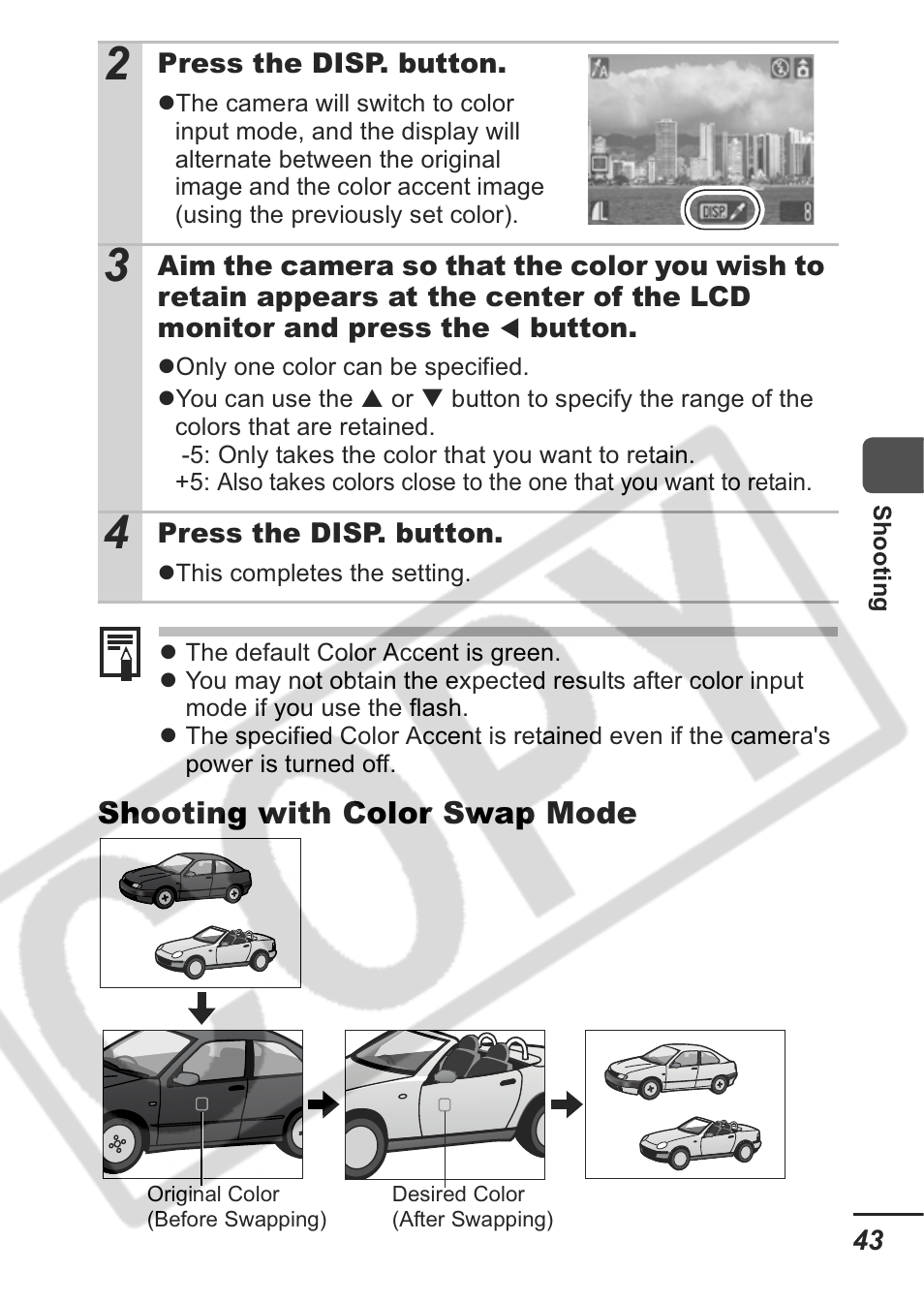 Canon A430 User Manual | Page 45 / 115