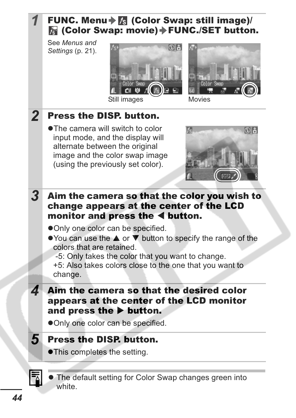 Canon A430 User Manual | Page 46 / 115