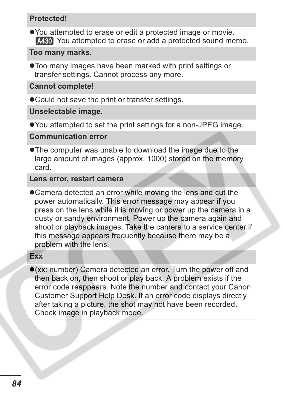 Canon A430 User Manual | Page 86 / 115