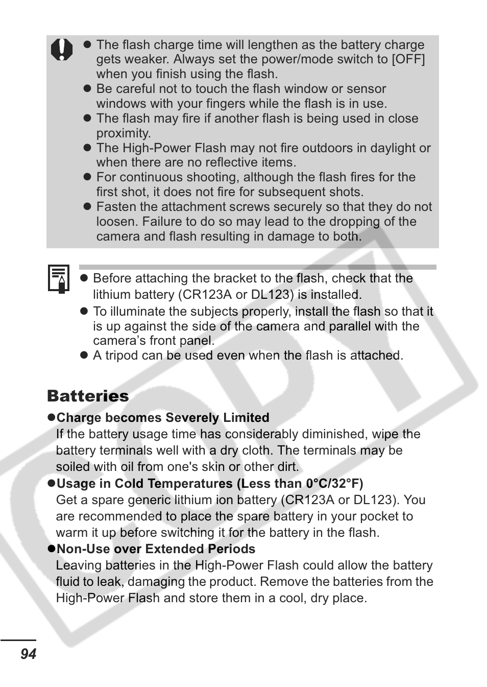 Batteries | Canon A430 User Manual | Page 96 / 115