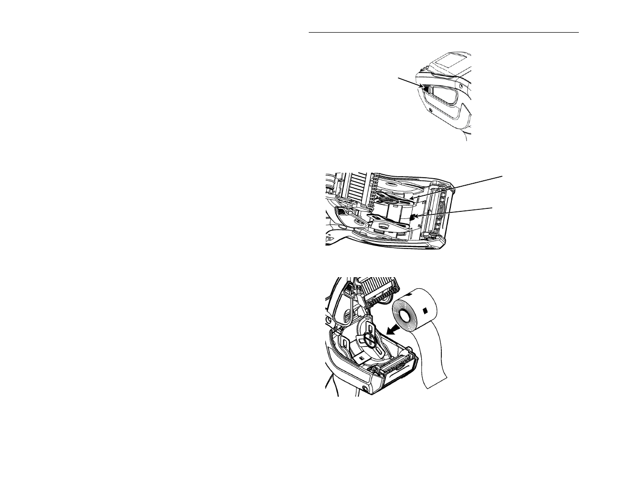 Carregar consumíveis | Avery Dennison Pathfinder 6140 Quick Reference User Manual | Page 23 / 30