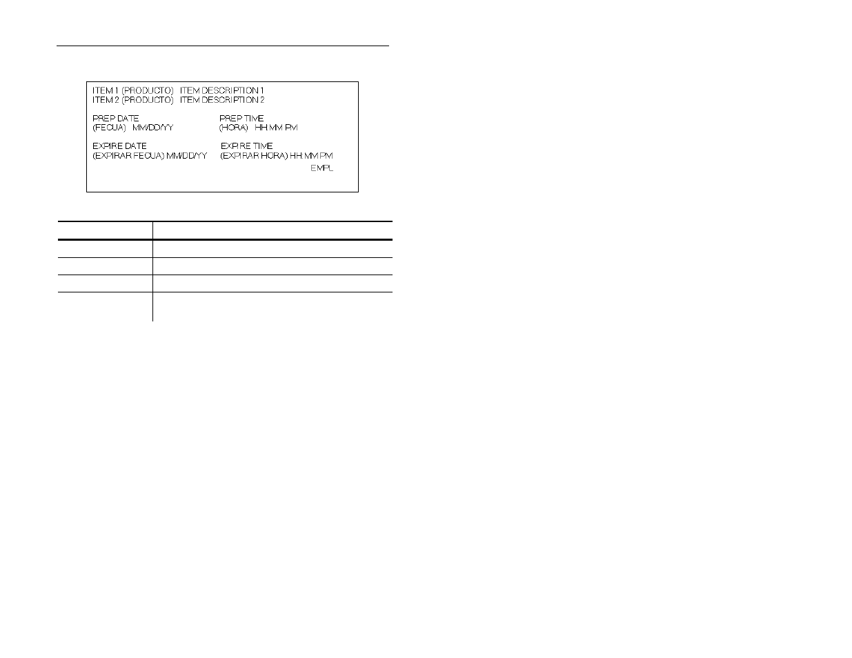 Format 3 | Avery Dennison FreshMarx 9415 Operator Handbook User Manual | Page 33 / 44