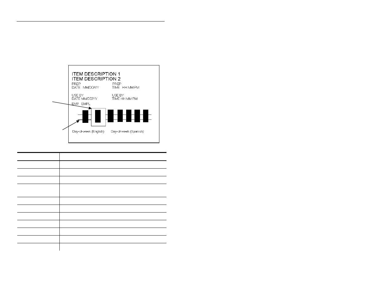 Format 4 | Avery Dennison FreshMarx 9415 Operator Handbook User Manual | Page 34 / 44