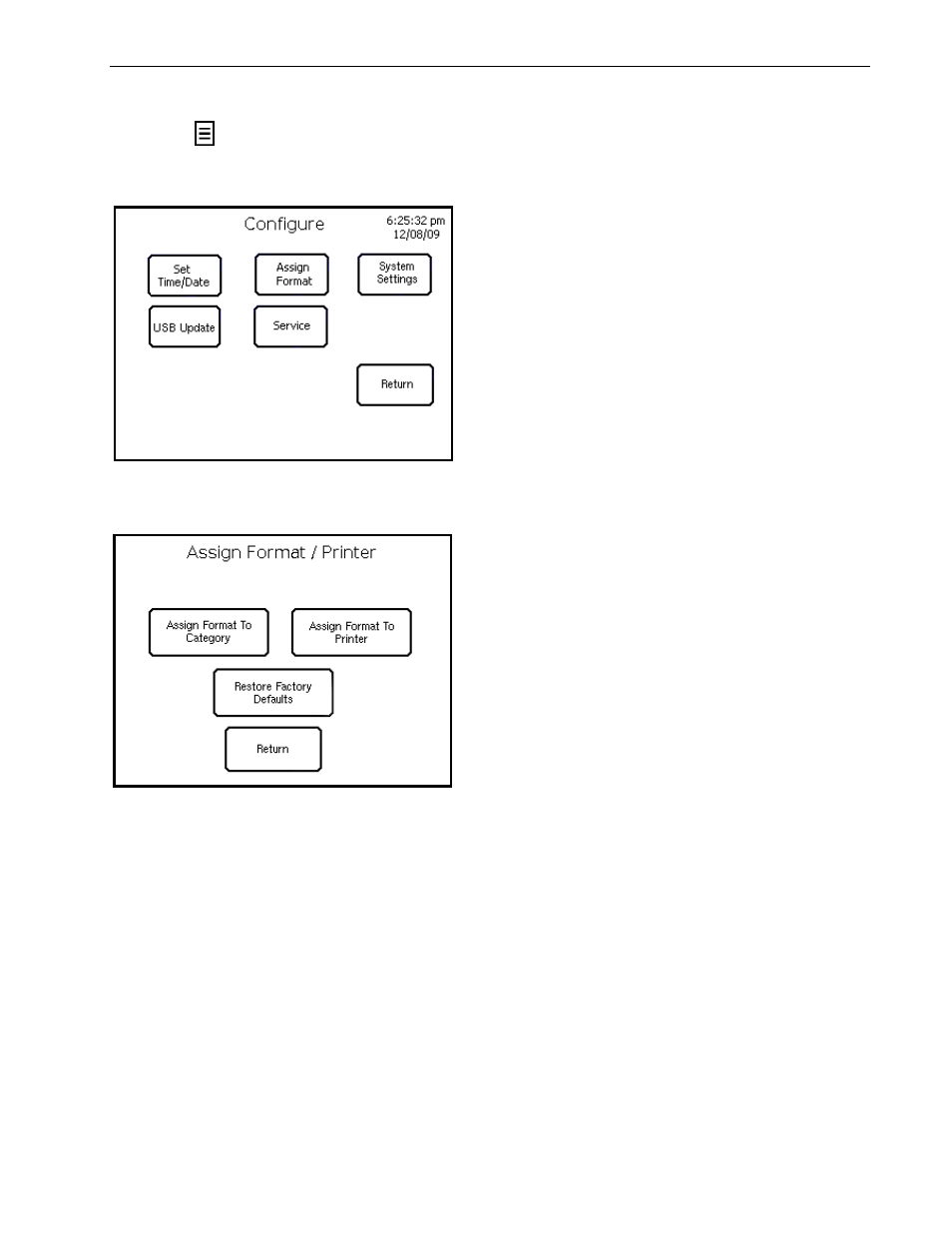 Restore factory defaults, Restore factory defaults -7, Restore factory | Defaults | Avery Dennison FreshMarx 9415 System Administrator Guide User Manual | Page 15 / 48