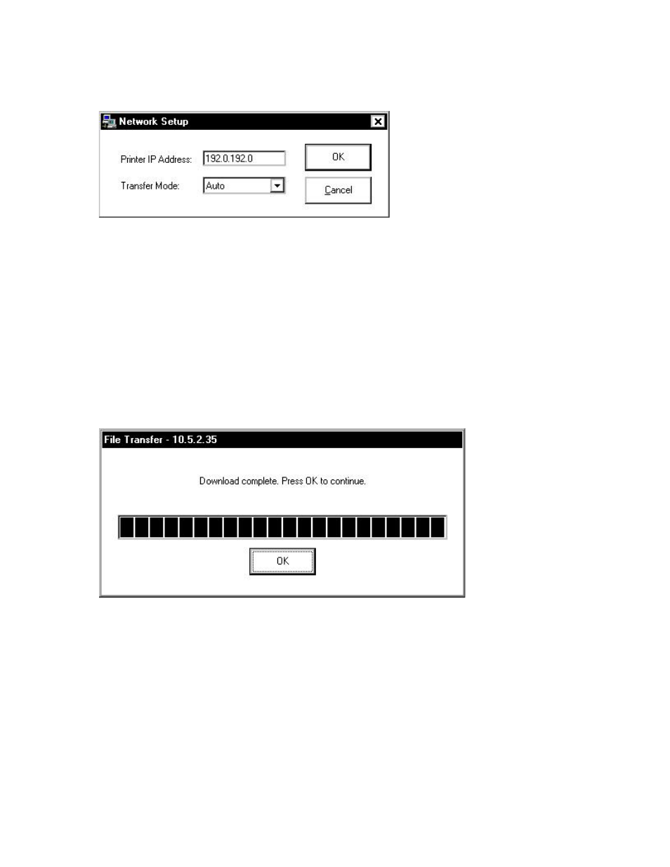 Set the computer’s ip address, Transfer your product data file to your printer, Set the computer’s ip address: -5 | Avery Dennison FreshMarx 9415 System Administrator Guide User Manual | Page 35 / 48