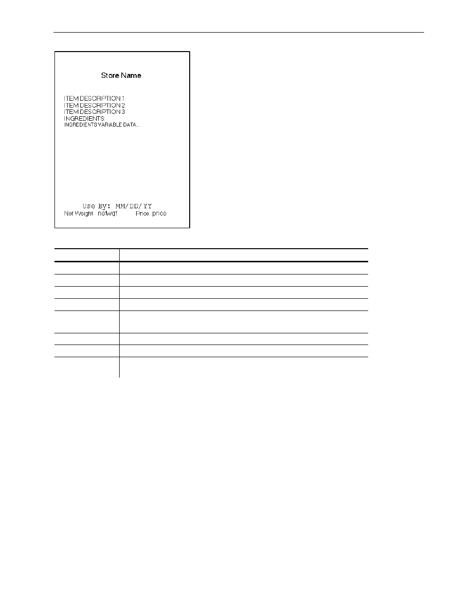 Format 6 | Avery Dennison FreshMarx 9415 System Administrator Guide User Manual | Page 43 / 48
