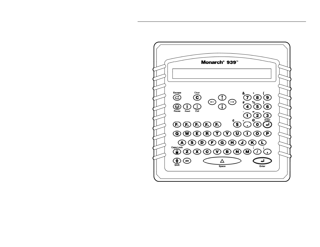 Using the keyboard, Using the keyboard -6 | Avery Dennison Monarch 9416 XL Intelligent Kit User Manual | Page 10 / 34