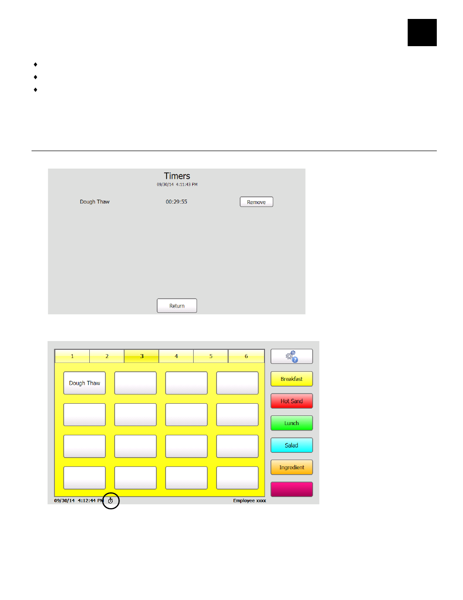 Timers, Setting a timer, Timers -1 | Setting a timer -1 | Avery Dennison FreshMarx 9417 Operator Handbook User Manual | Page 21 / 28