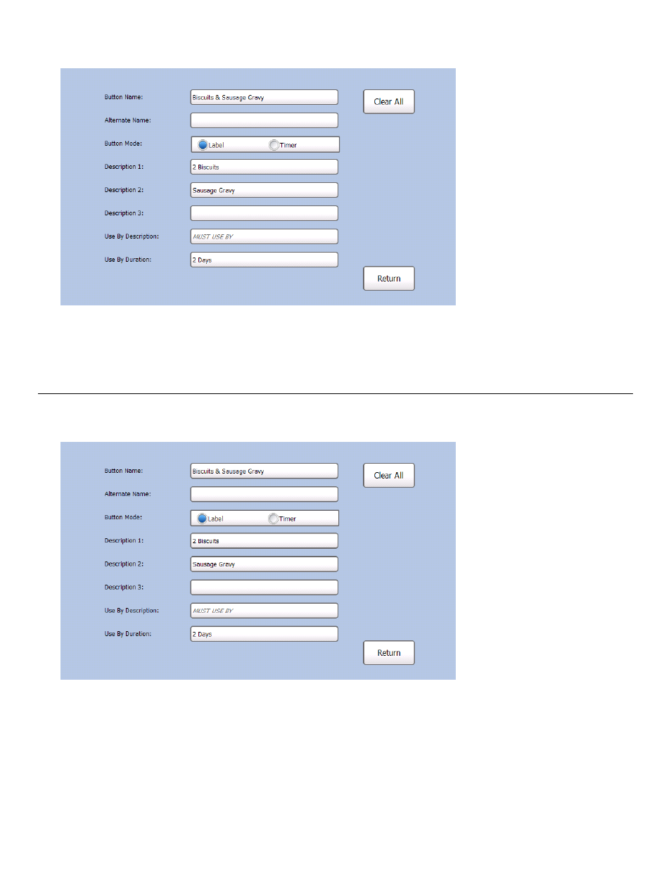 To remove a product button, Editing product descriptions, To remove a product button: -4 | Editing product descriptions -4 | Avery Dennison FreshMarx 9417 System Administrator Guide User Manual | Page 26 / 70