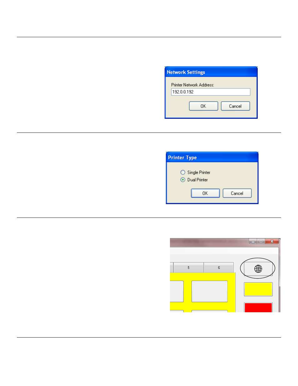 Configuring the network settings, Specifying the printer’s type, Enabling alternate button names | Specifying the product data file format, Configuring the network settings -2 | Avery Dennison FreshMarx 9417 System Administrator Guide User Manual | Page 42 / 70