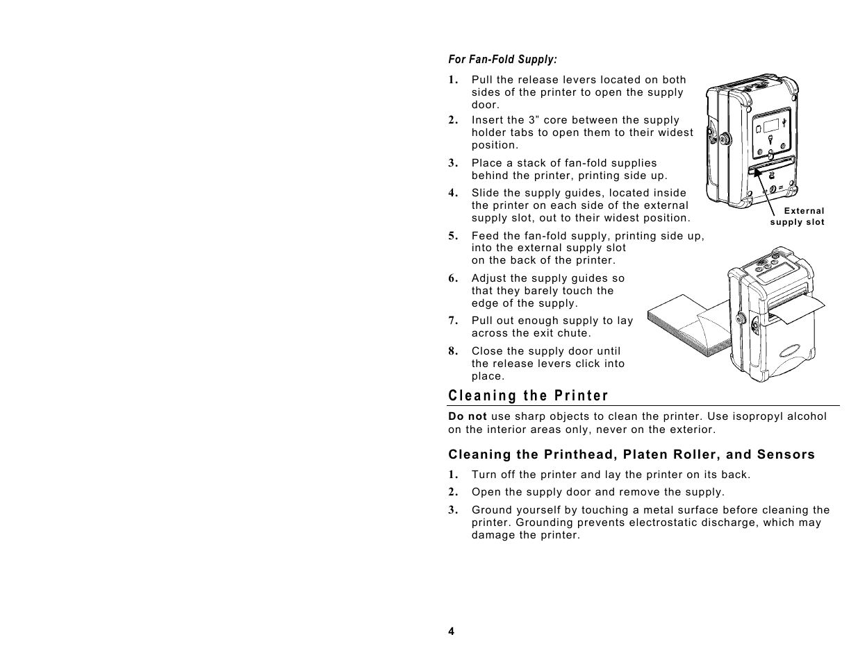 Avery Dennison Sierra Sport3 9433 Quick Reference User Manual | Page 4 / 6
