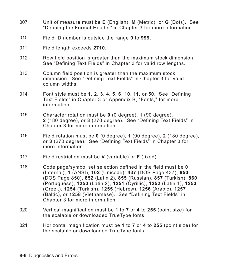 Avery Dennison Sierra Sport2 9460 Programmer Manual User Manual | Page 138 / 230