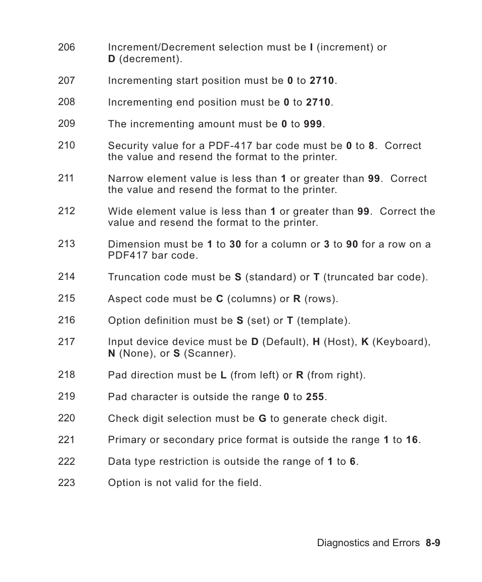 Avery Dennison Sierra Sport2 9460 Programmer Manual User Manual | Page 141 / 230