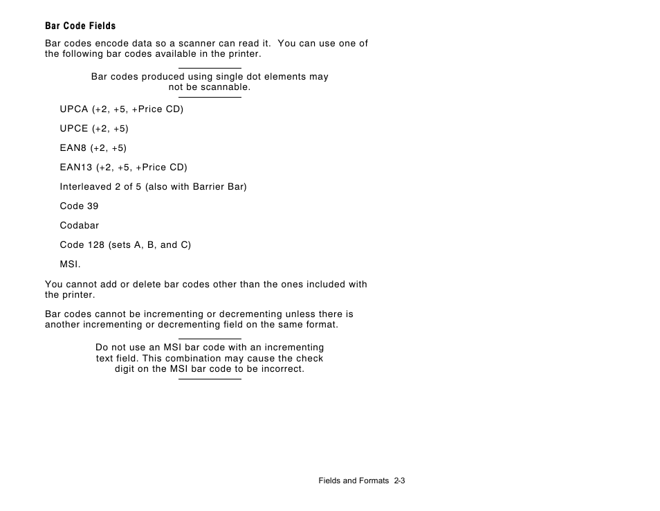 Avery Dennison Sierra Sport2 9460 RCL Commands Programmer Manual User Manual | Page 25 / 84