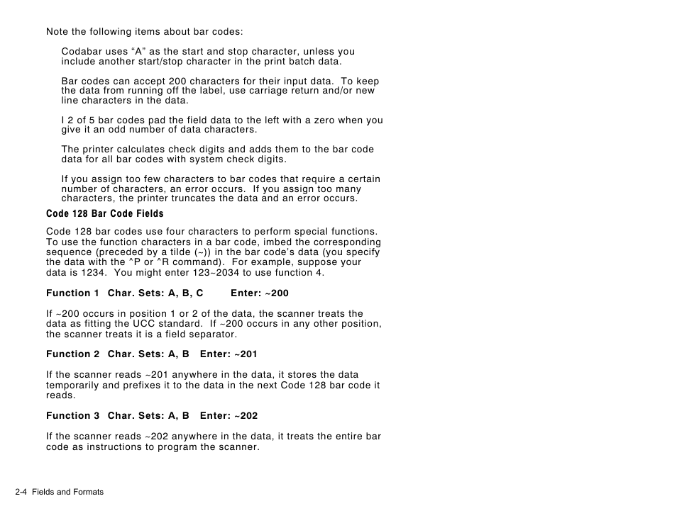Avery Dennison Sierra Sport2 9460 RCL Commands Programmer Manual User Manual | Page 26 / 84