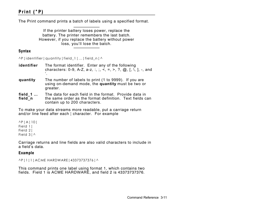 Avery Dennison Sierra Sport2 9460 RCL Commands Programmer Manual User Manual | Page 41 / 84