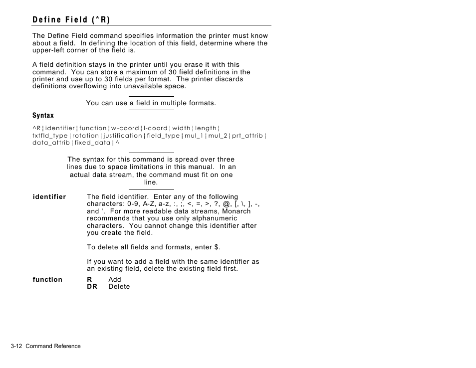 Avery Dennison Sierra Sport2 9460 RCL Commands Programmer Manual User Manual | Page 42 / 84
